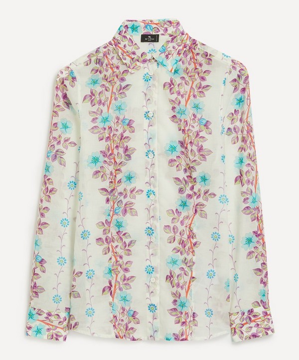 Etro - Floral Printed Cotton Shirt image number null