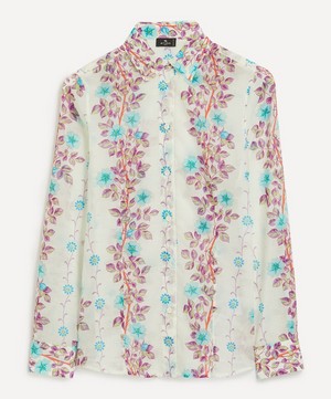 Etro - Floral Printed Cotton Shirt image number 0