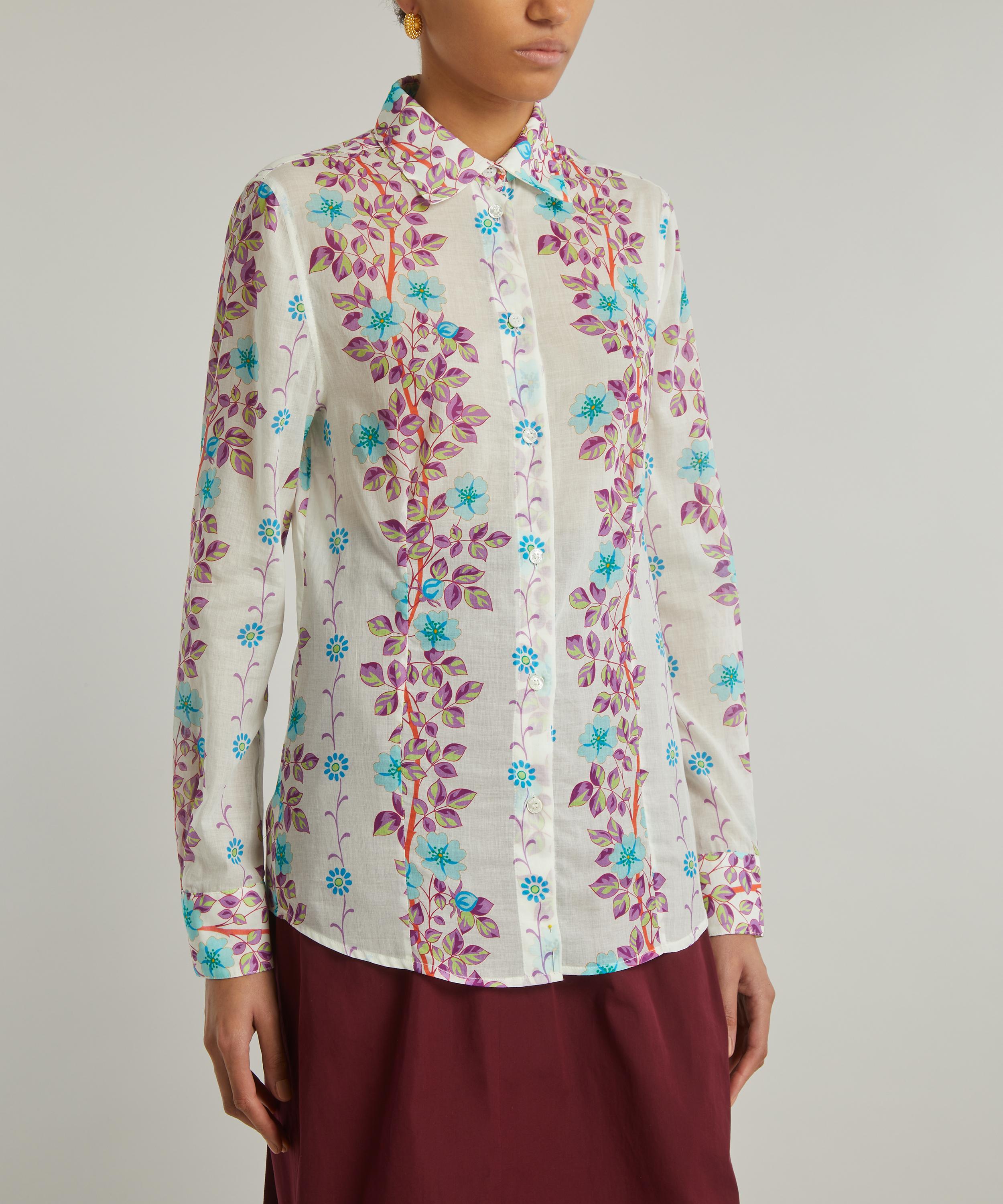 Etro - Floral Printed Cotton Shirt image number 2