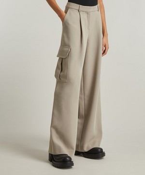 Stine Goya - Olani Taupe Grey Trousers image number 2