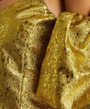 Stine Goya - Brera Luminescent Gold Mini-Dress image number 4