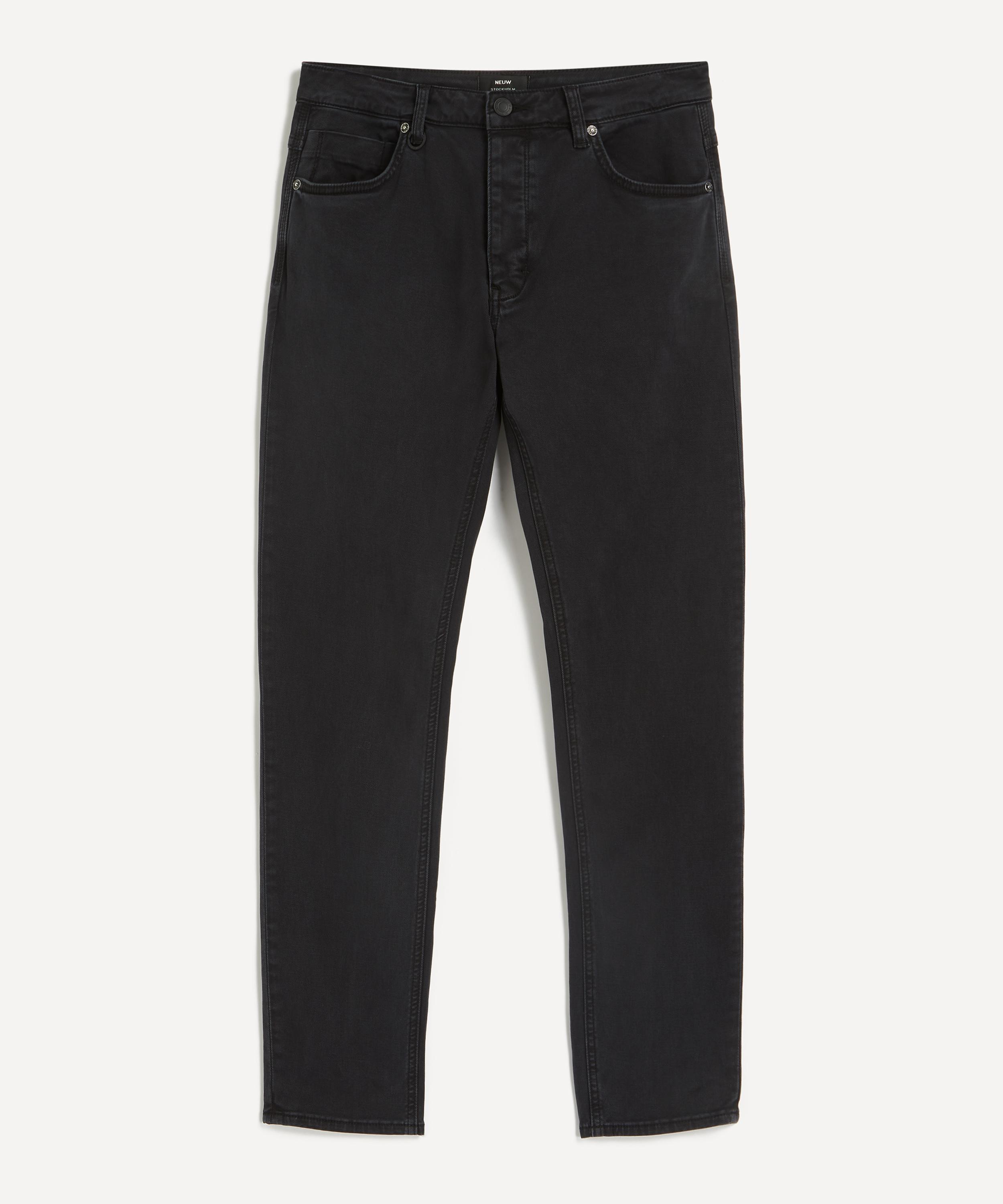 Black 2024 twill jeans