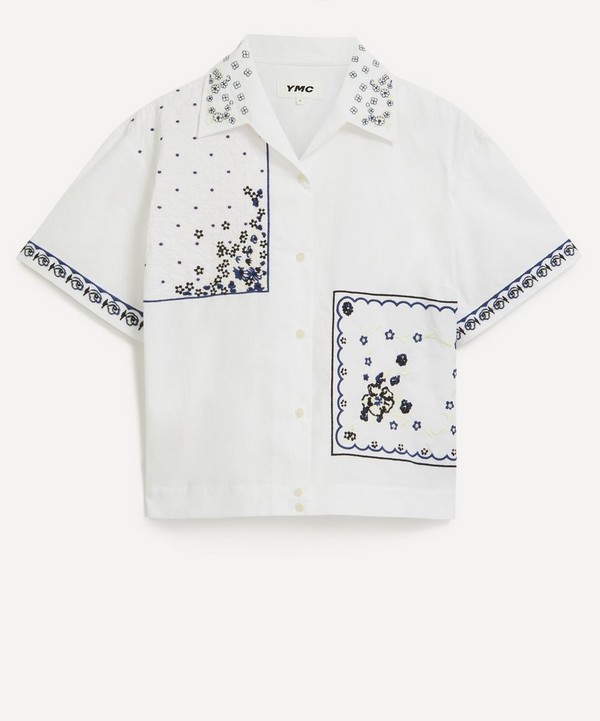 YMC - Wanda Embroidered Short-Sleeve Shirt image number null
