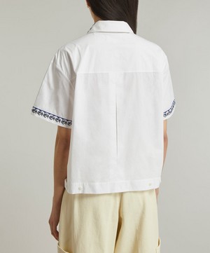YMC - Wanda Embroidered Short-Sleeve Shirt image number 3