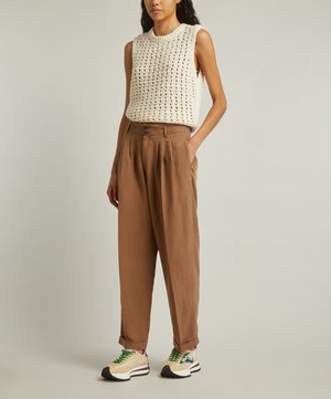 YMC - Keaton High-Waisted Wide Leg Trouser image number 1