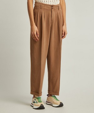 YMC - Keaton High-Waisted Wide Leg Trouser image number 2