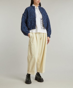 YMC - Grease High-Waisted Wide Leg Trousers image number 1