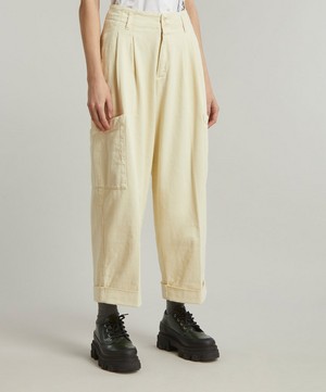 YMC - Grease High-Waisted Wide Leg Trousers image number 2