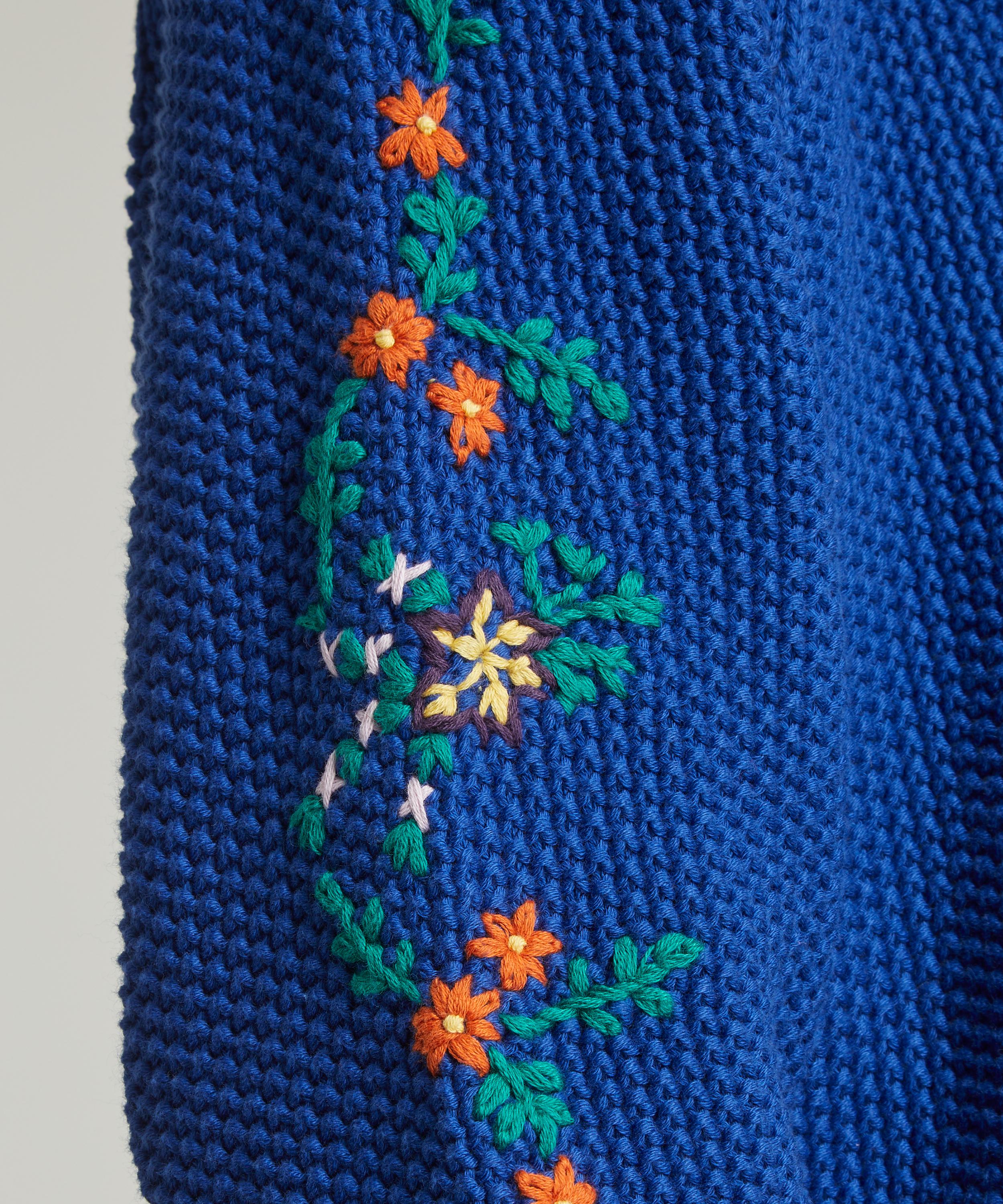 YMC - Lotus Embroidered Cardigan image number 4