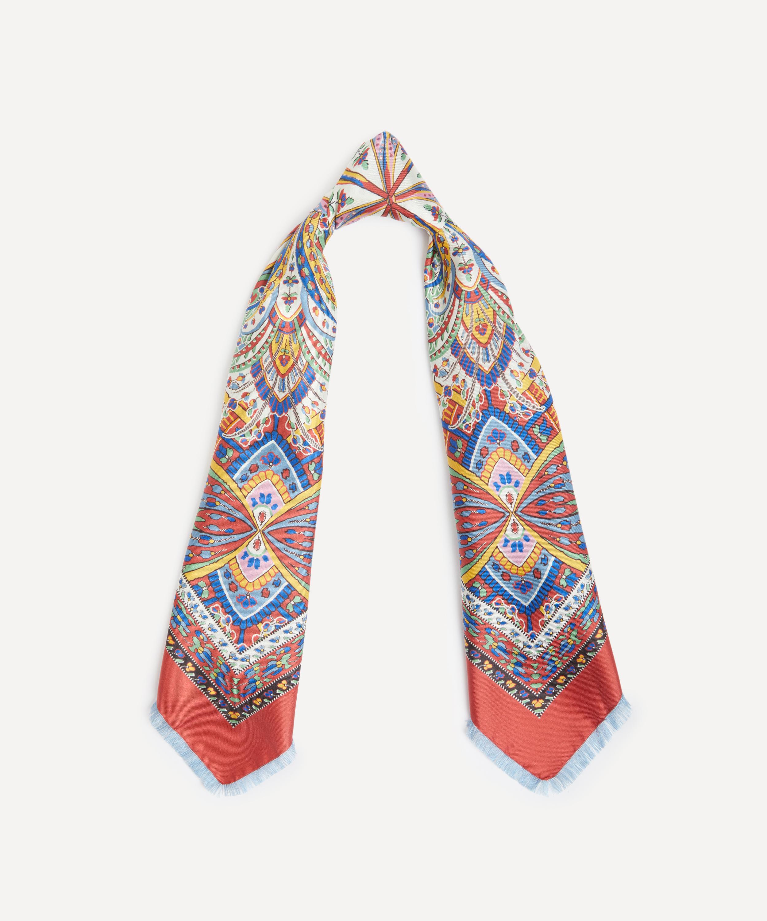 Etro - Multicolour Paisley Silk Square Scarf image number 0