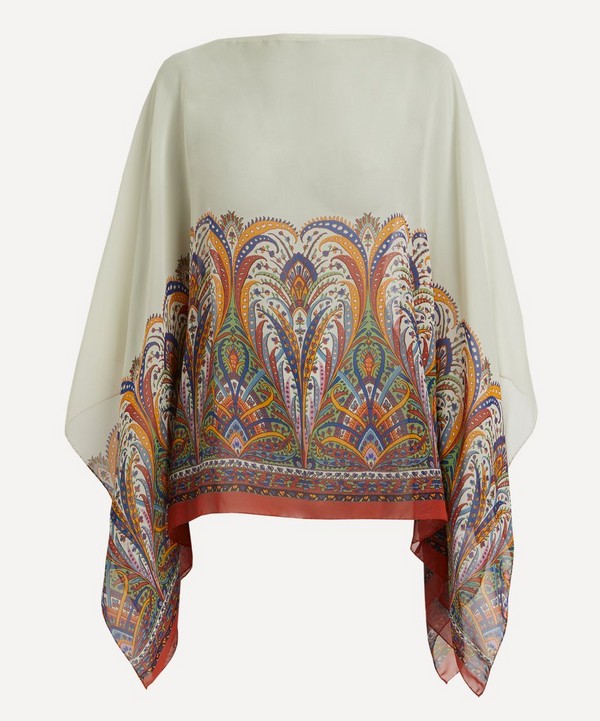 Etro - Paisley Print Cape Top image number null
