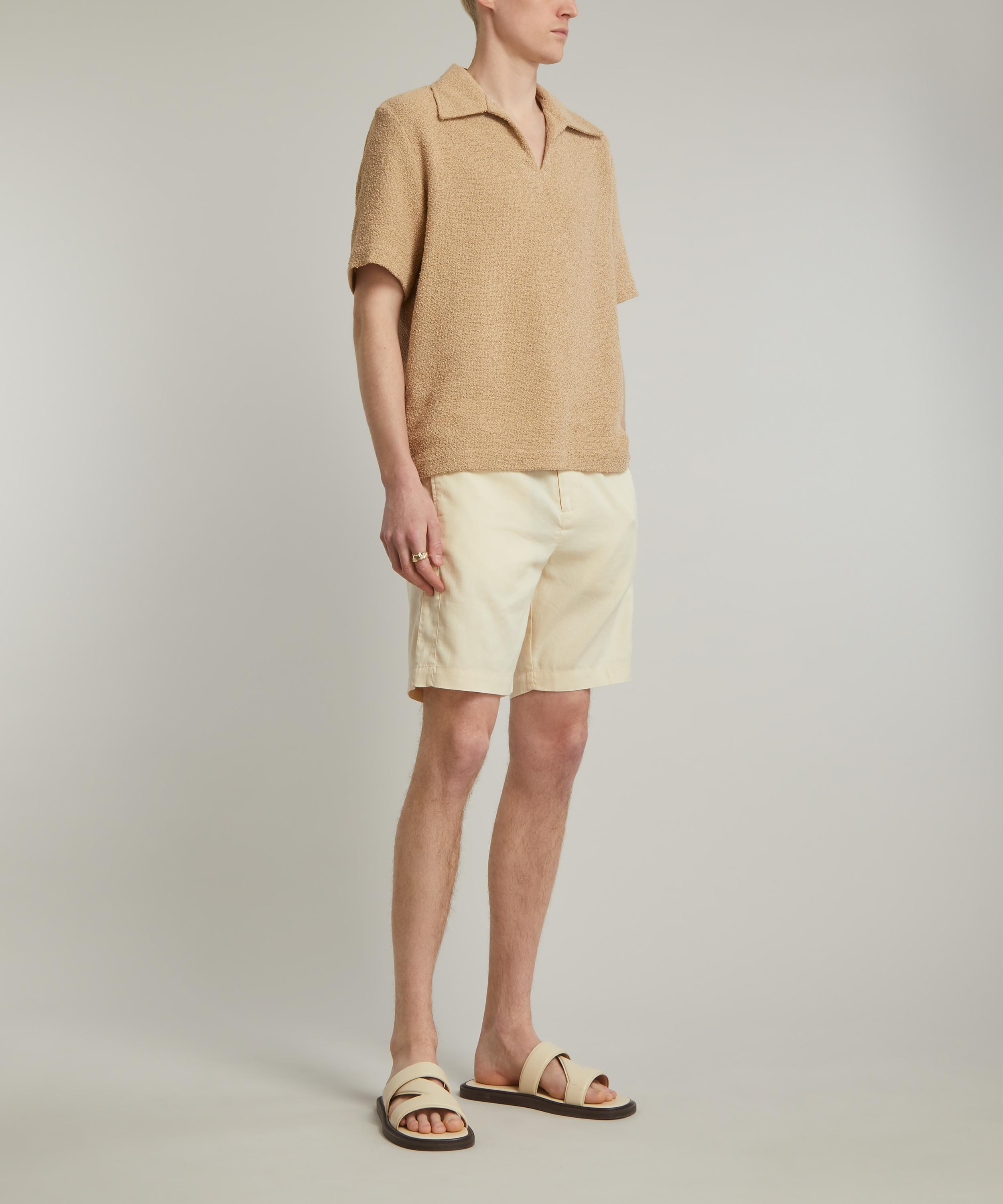 Frescobol Carioca - Felipe Linen-Cotton Shorts image number 1