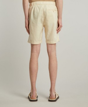 Frescobol Carioca - Felipe Linen-Cotton Shorts image number 3