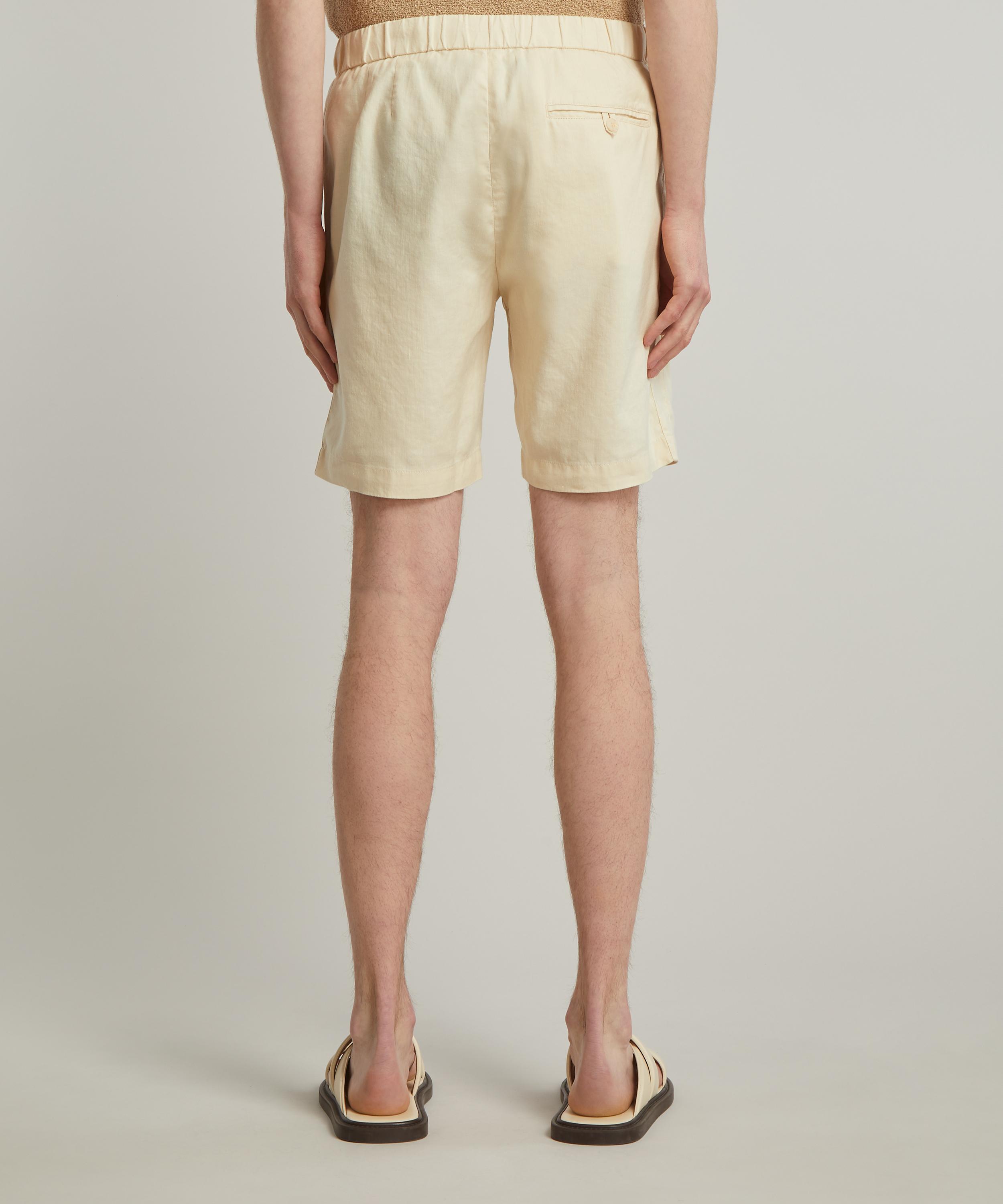 Frescobol Carioca - Felipe Linen-Cotton Shorts image number 3