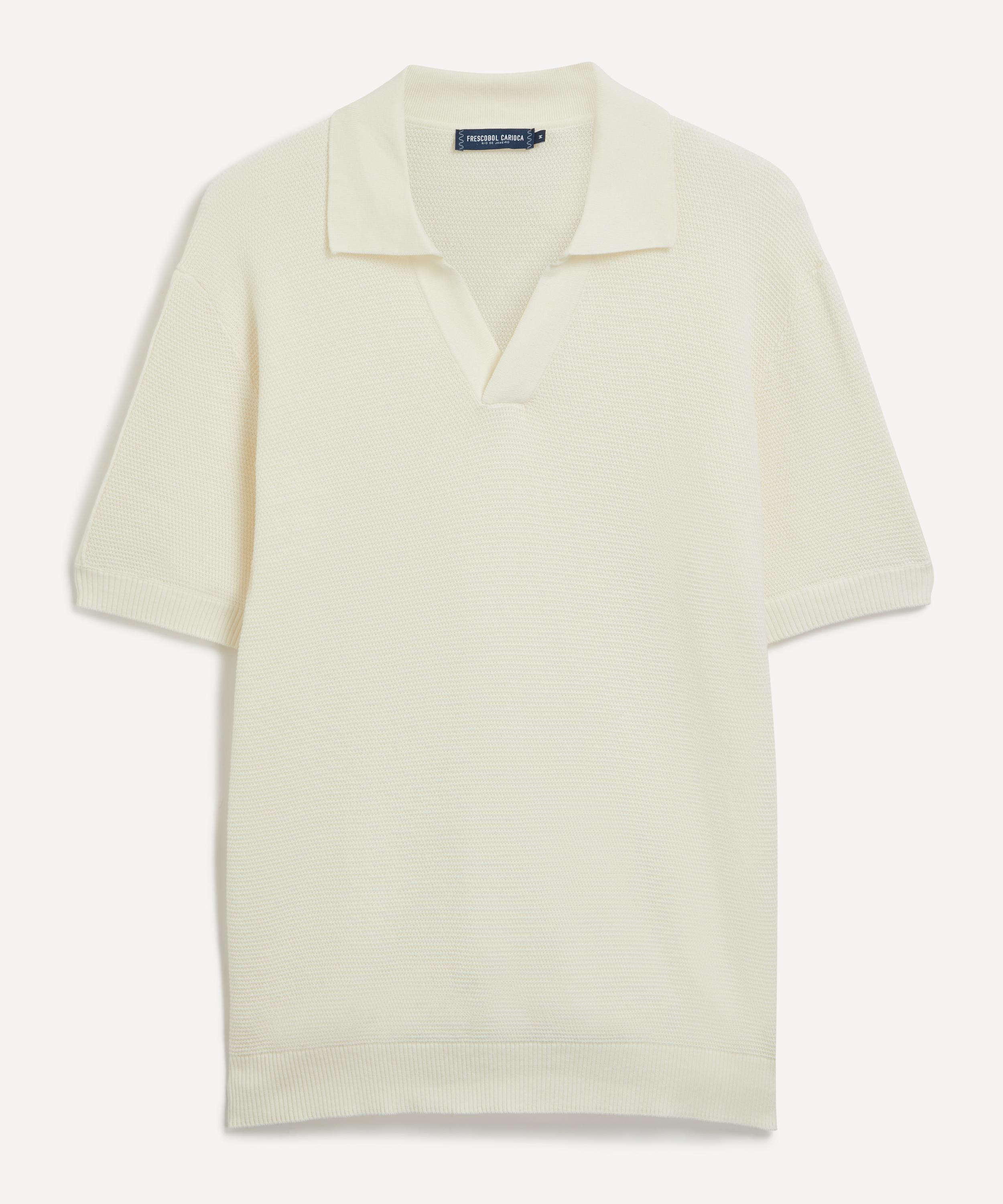 Frescobol Carioca - Rino Knit Cotton-Silk Polo image number 0