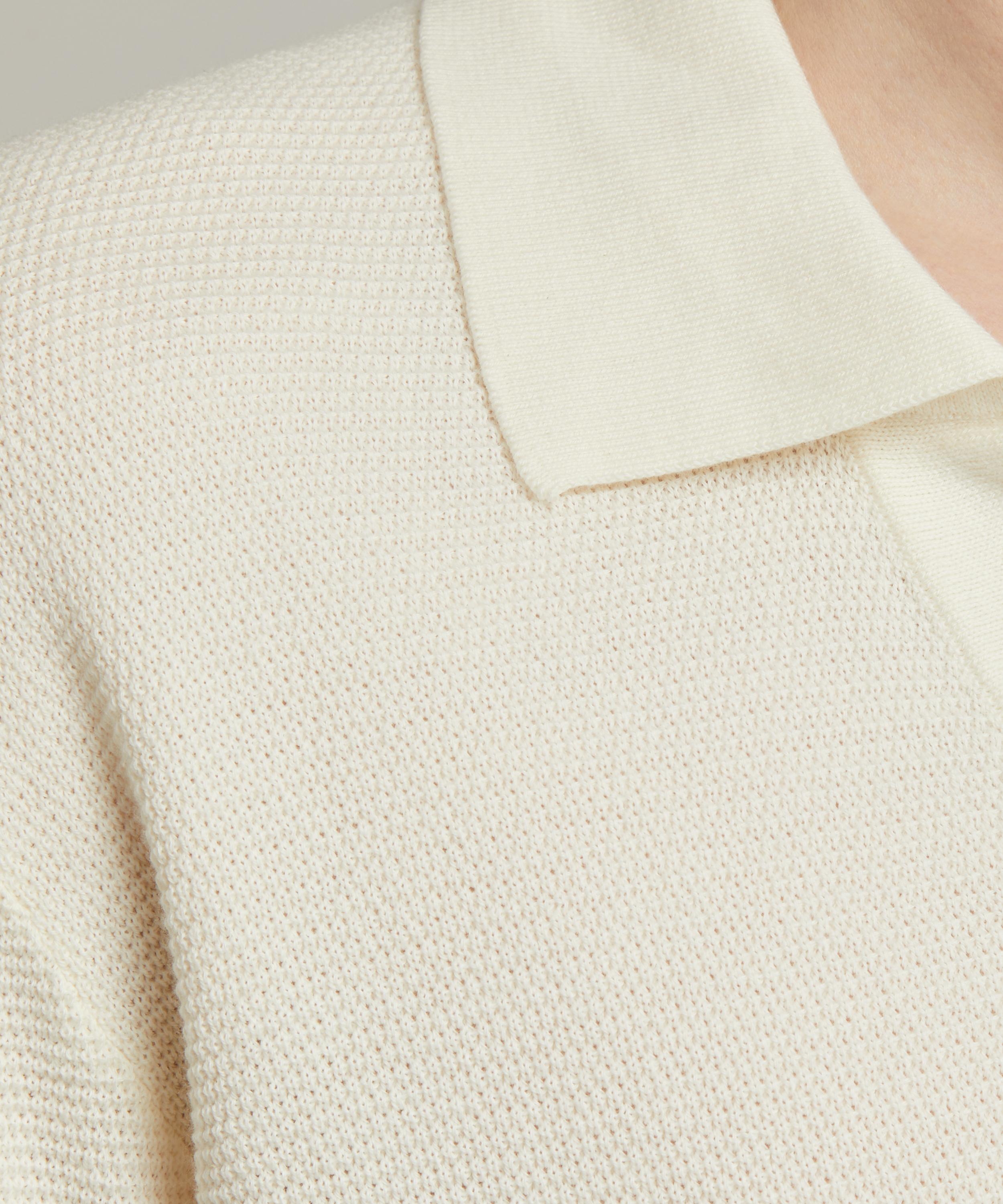 Frescobol Carioca - Rino Knit Cotton-Silk Polo image number 