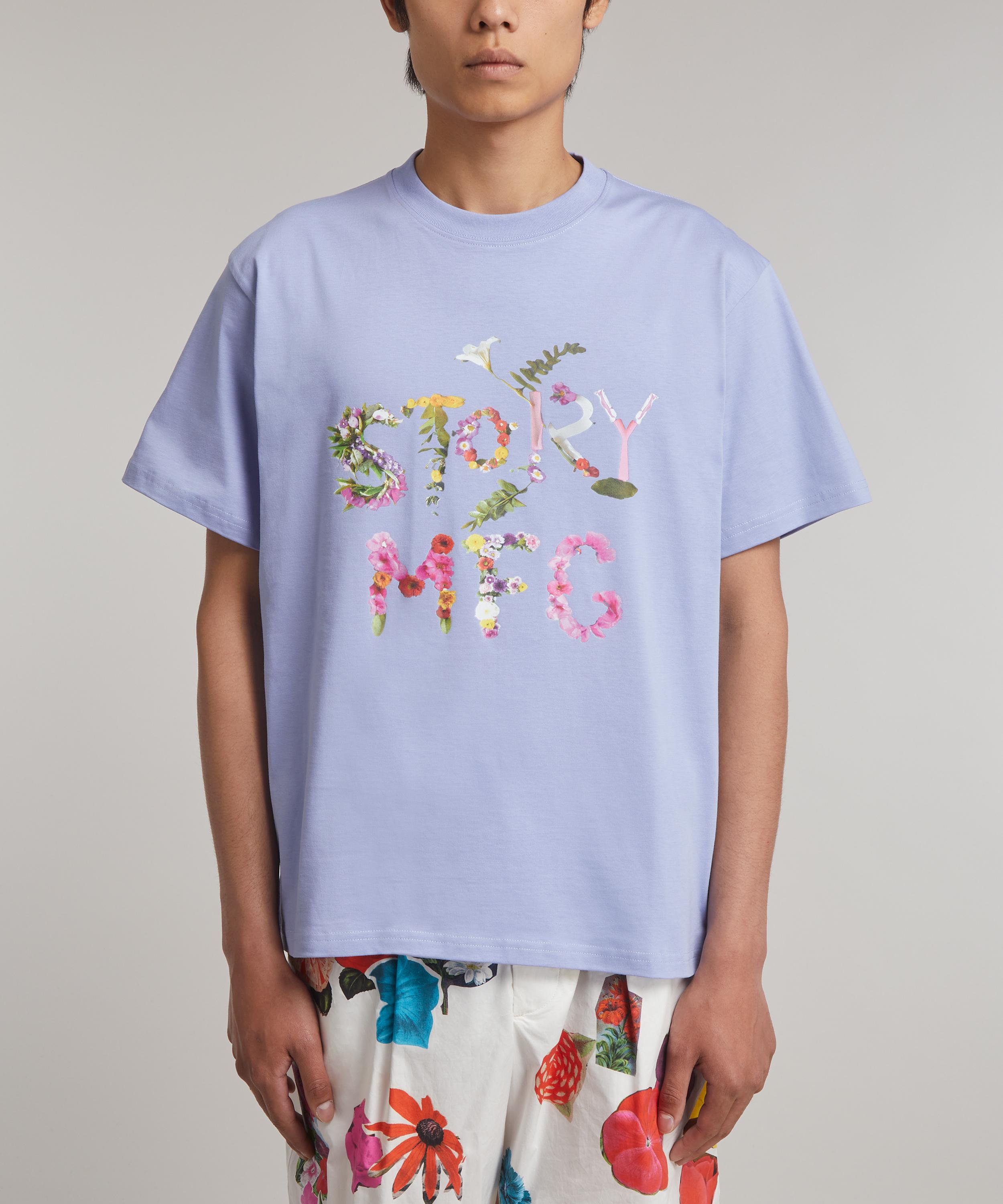 STORY mfg. - Grateful Purple Flora T-Shirt image number 2