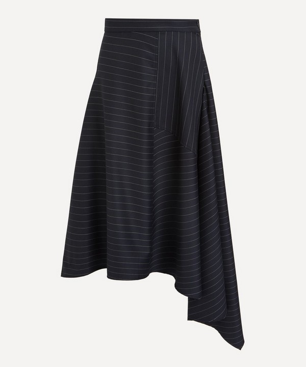 JW Anderson - Panelled Pinstripe Skirt image number null