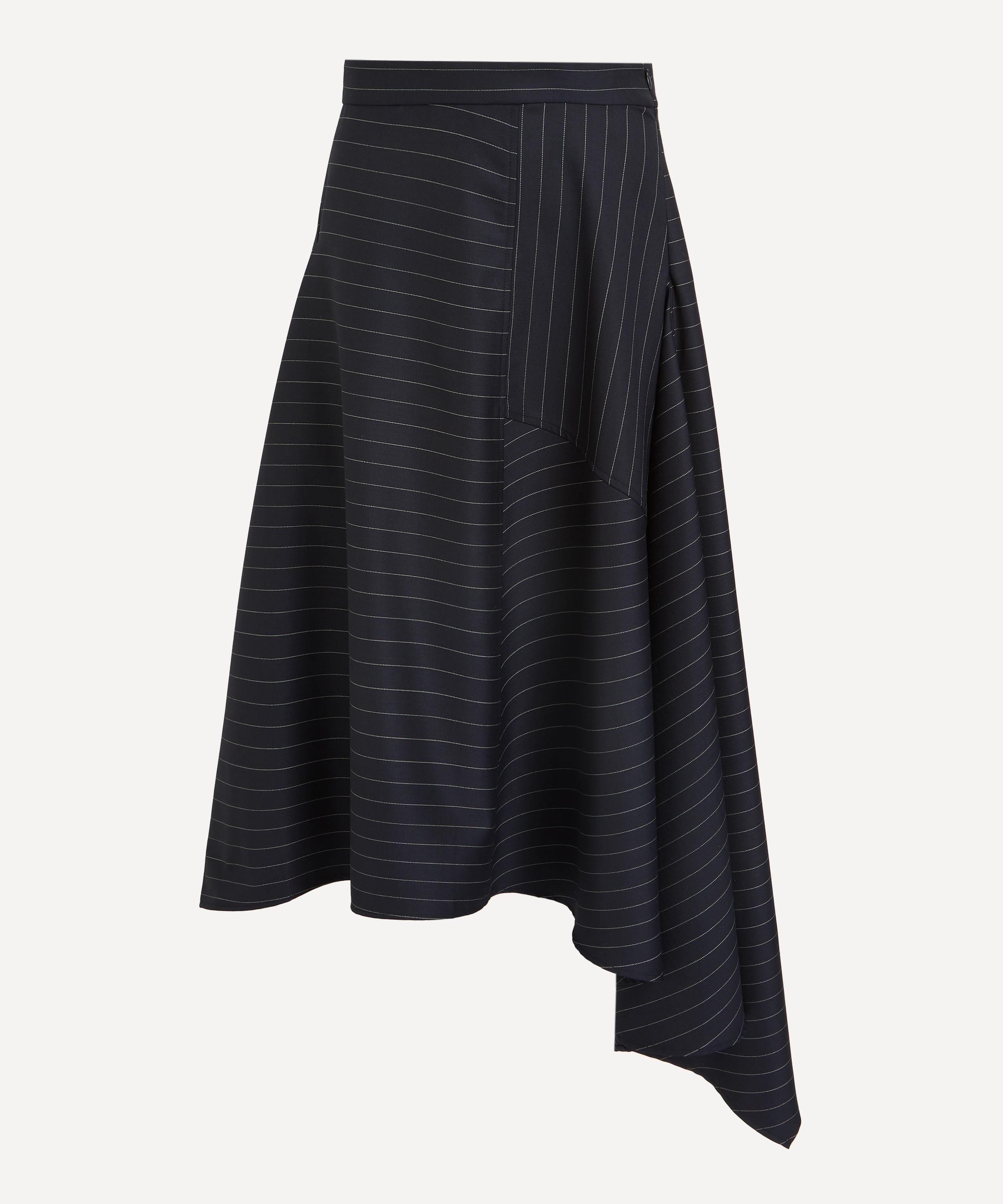 JW Anderson - Panelled Pinstripe Skirt image number 0