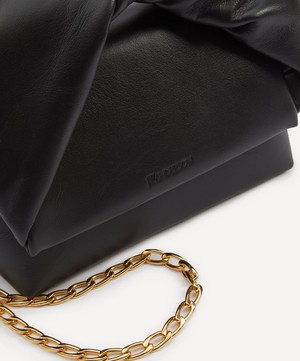 JW Anderson - Twister Medium Black Leather Crossbody Bag image number 2