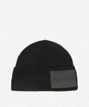 JW Anderson - Logo Patch Wool Beanie Hat image number 0