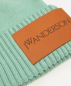 JW Anderson - Logo Patch Wool Beanie Hat image number 2
