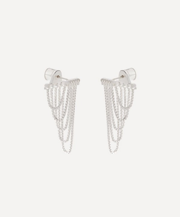 Maggoosh - Sterling Silver Tiny Dancer Short Chain Drop Earrings