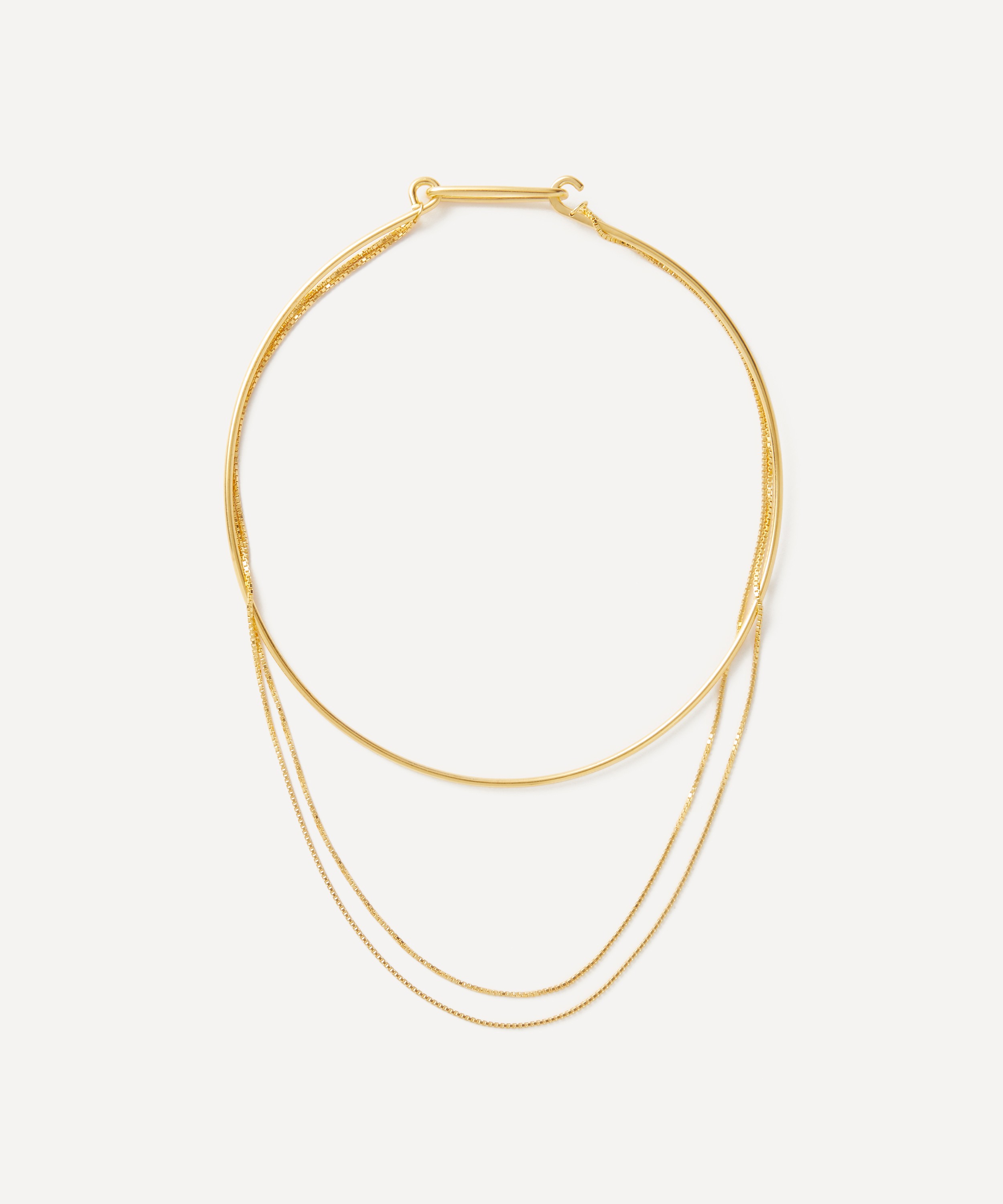 Maggoosh - Gold-Plated Neck Band Necklace image number 0