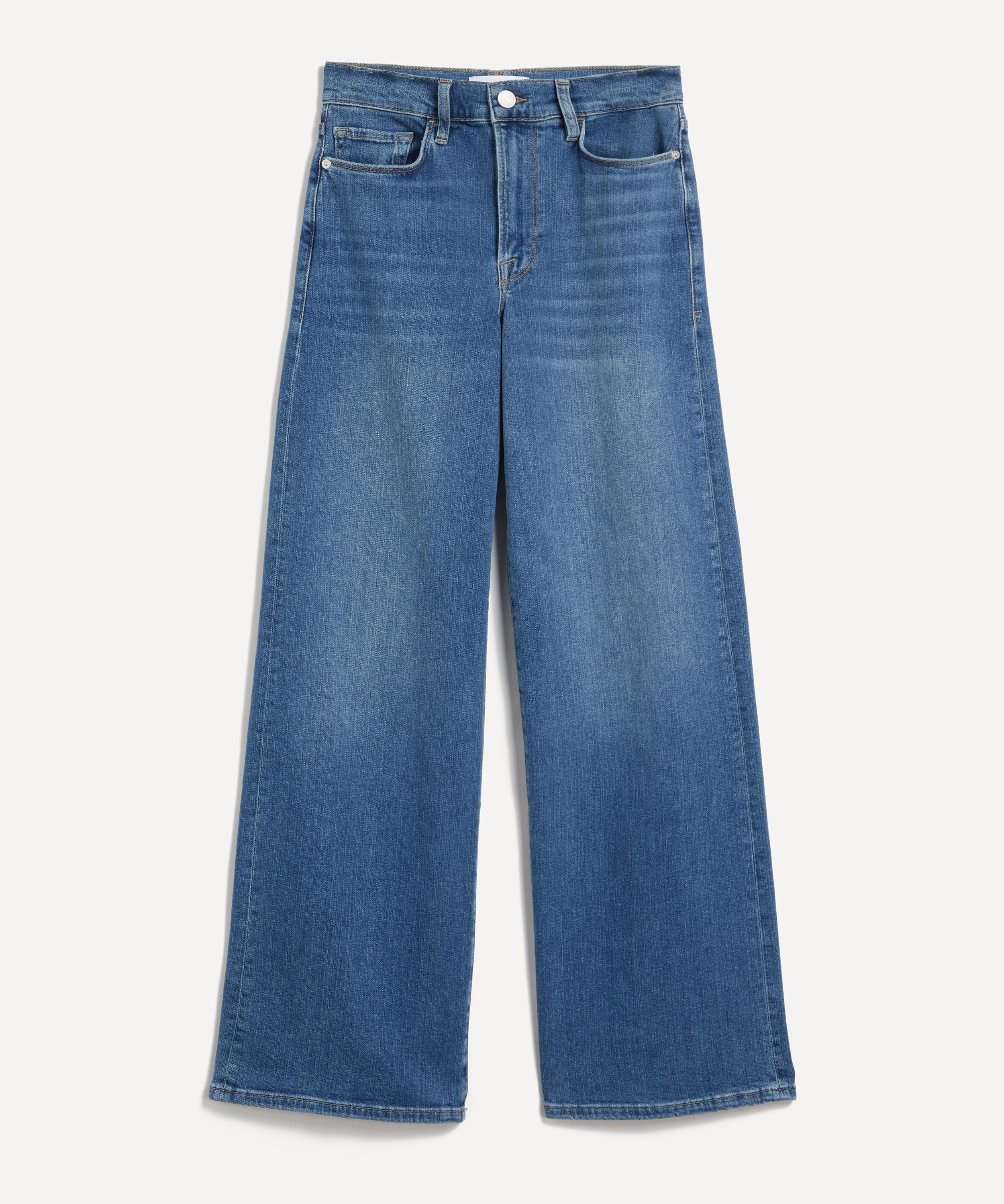 Lax tiff denim trousers