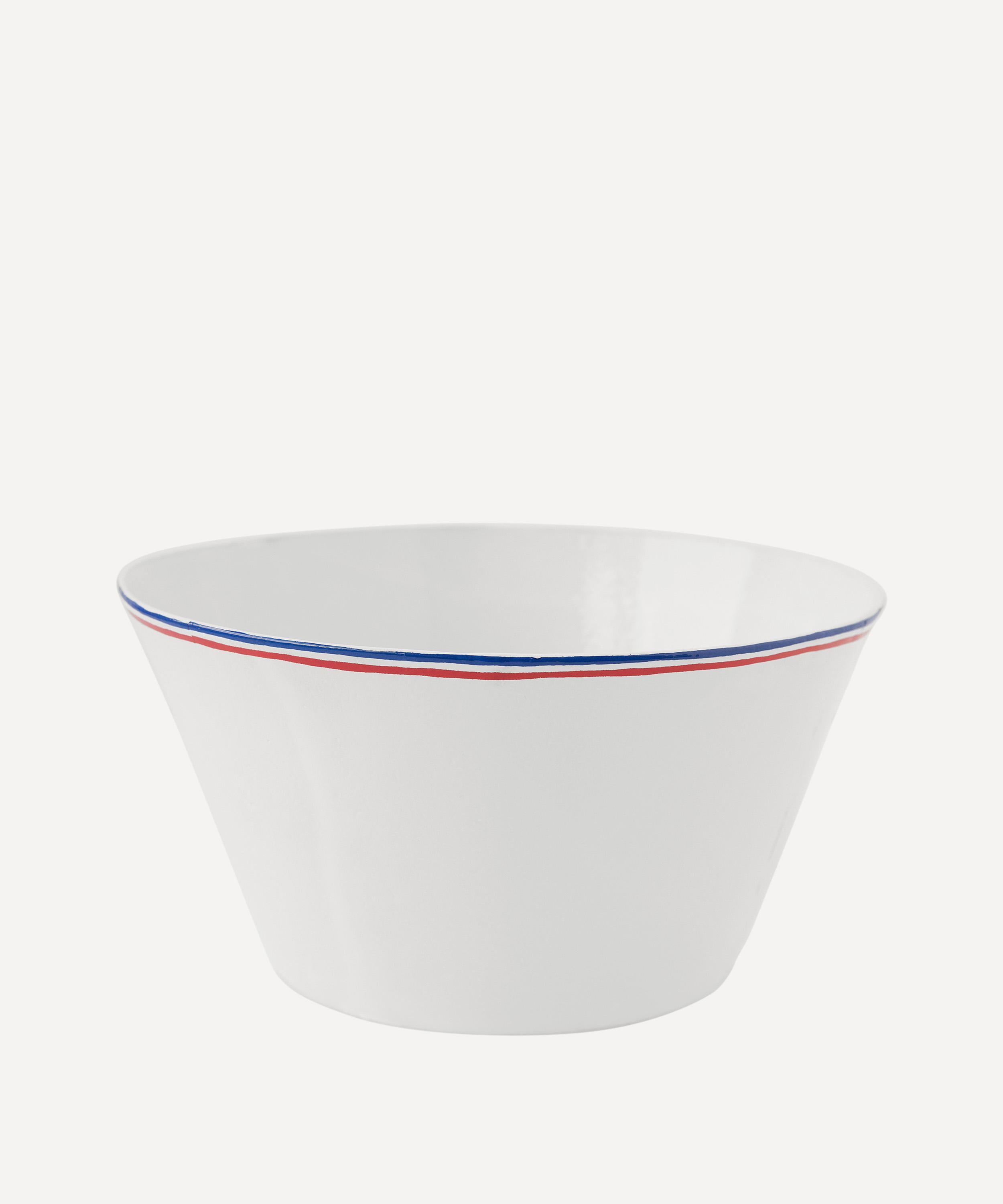 Astier de Villatte - Tricolore Large Salad Bowl