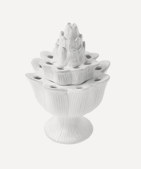 Astier de Villatte - Flower Pick Artichoke Vase image number null