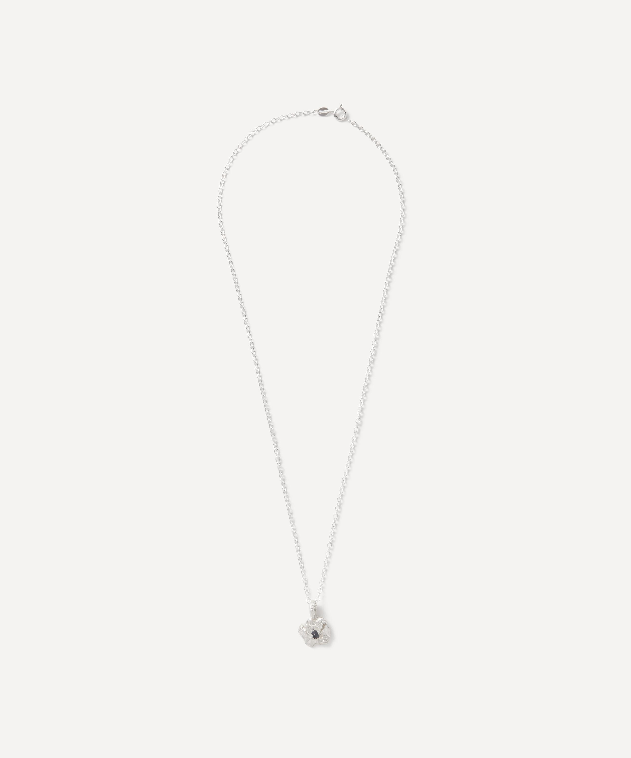 The Ouze - Crushed Sapphire Necklace image number 1
