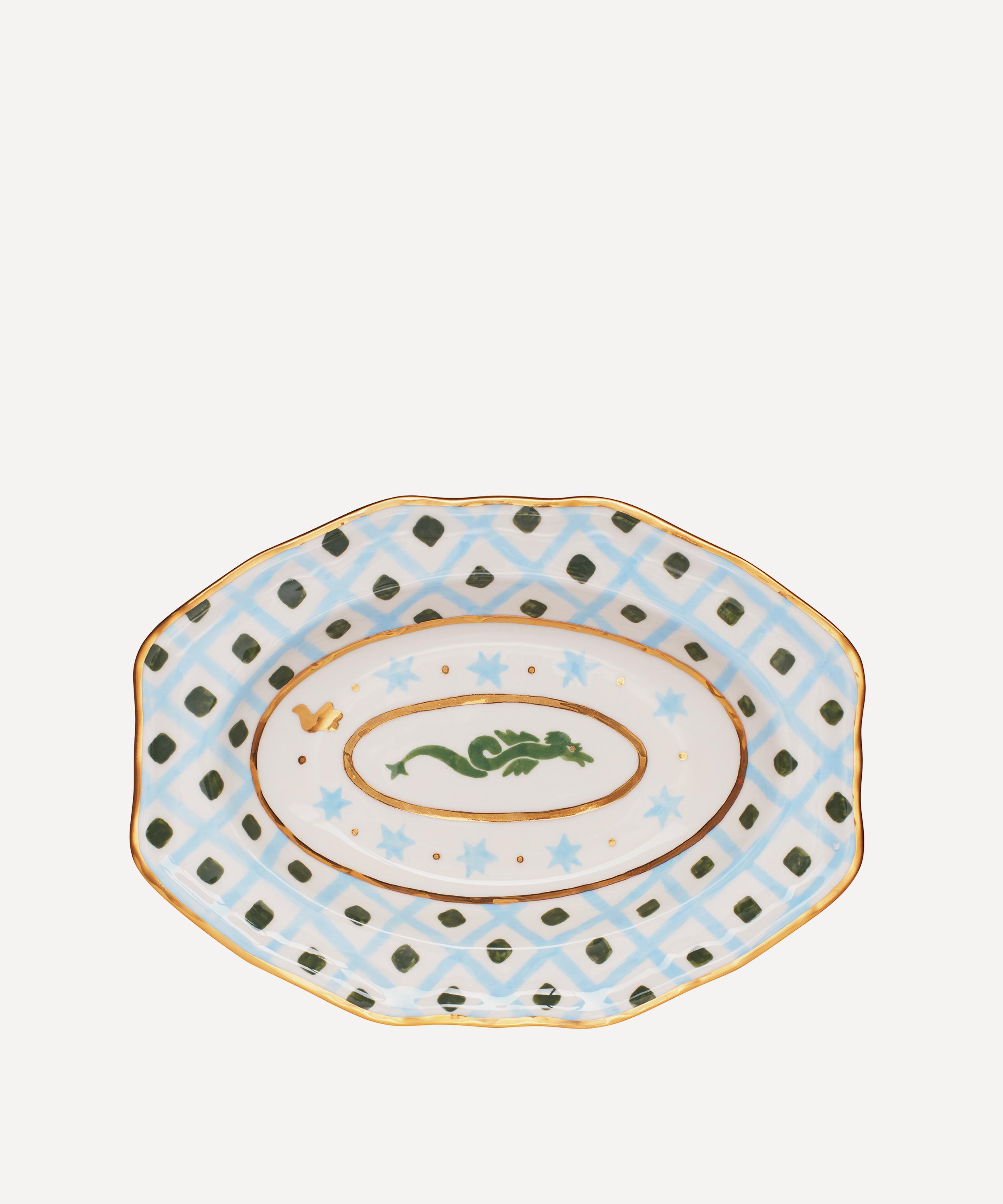 Gunia Project - Curvy Plate with Dragon Motif image number 0