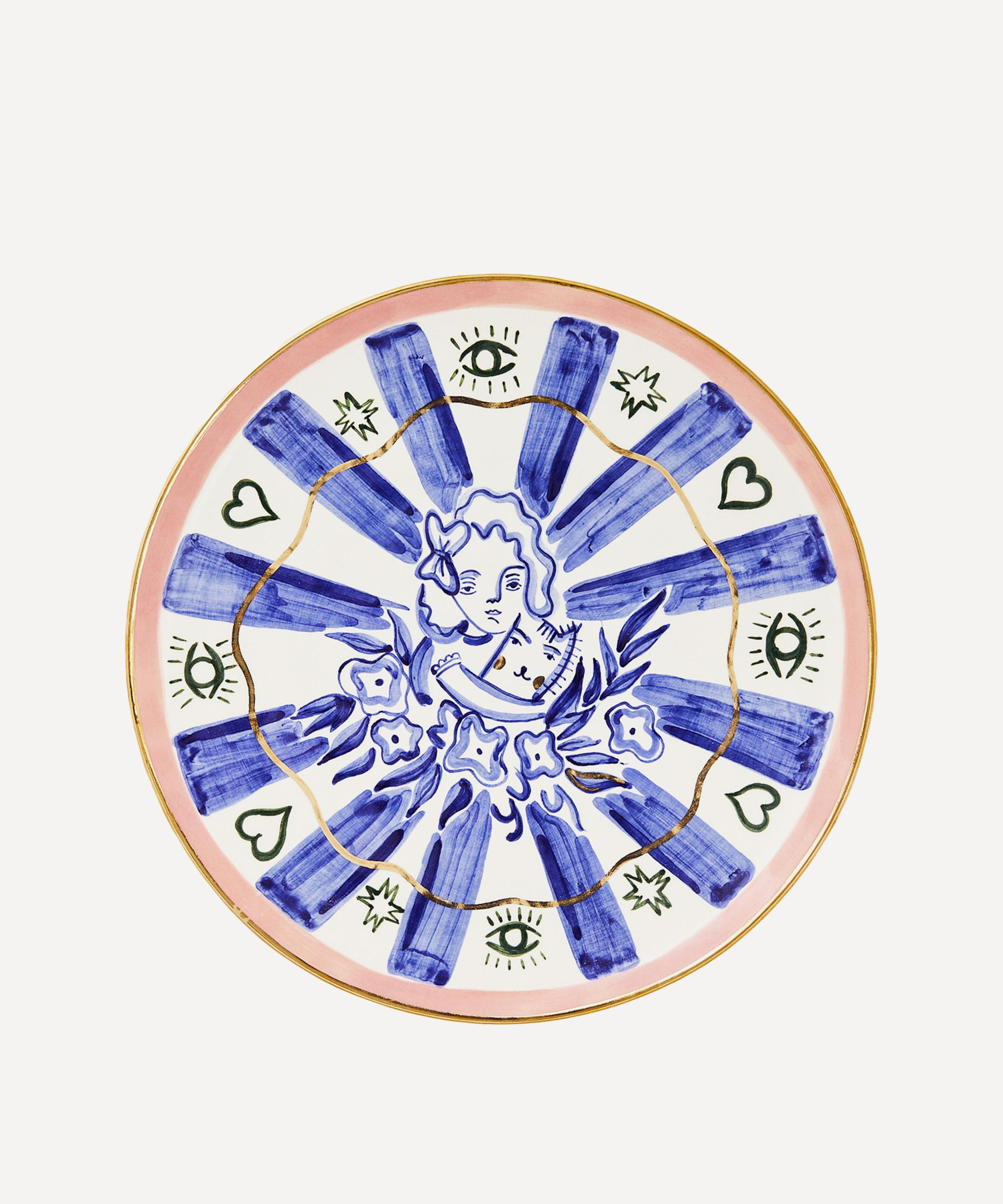 Gunia Project - Rabbit Plate with Girl Motif image number 0