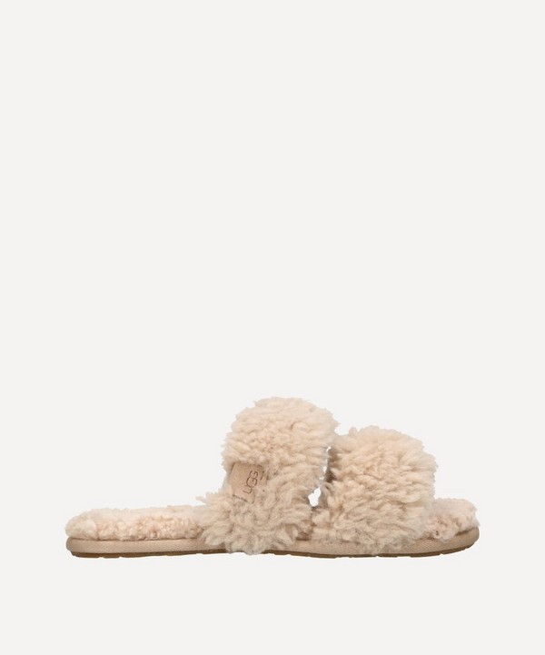 Ugg - Maxi Curly Scuffetta Camel Slippers image number null