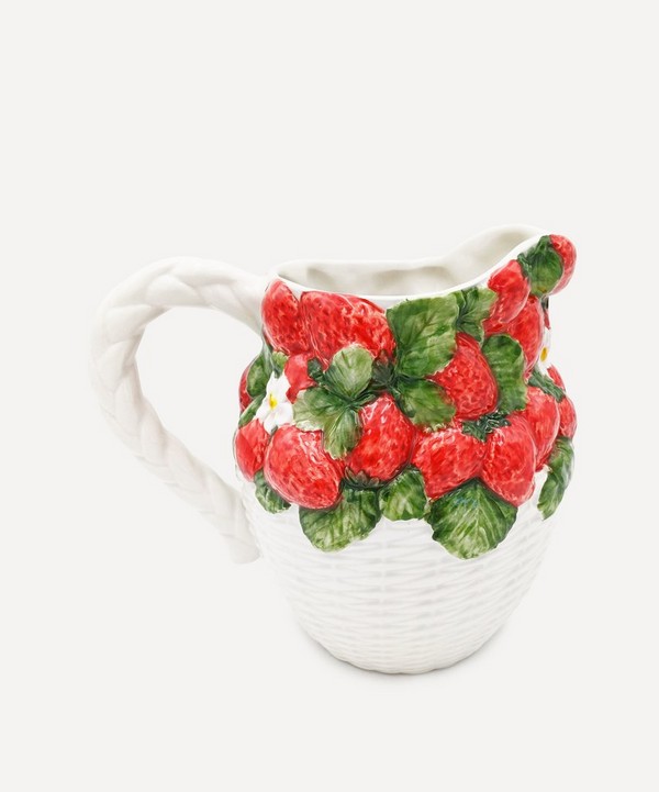 VBC - Basketweave Strawberry Pitcher image number null