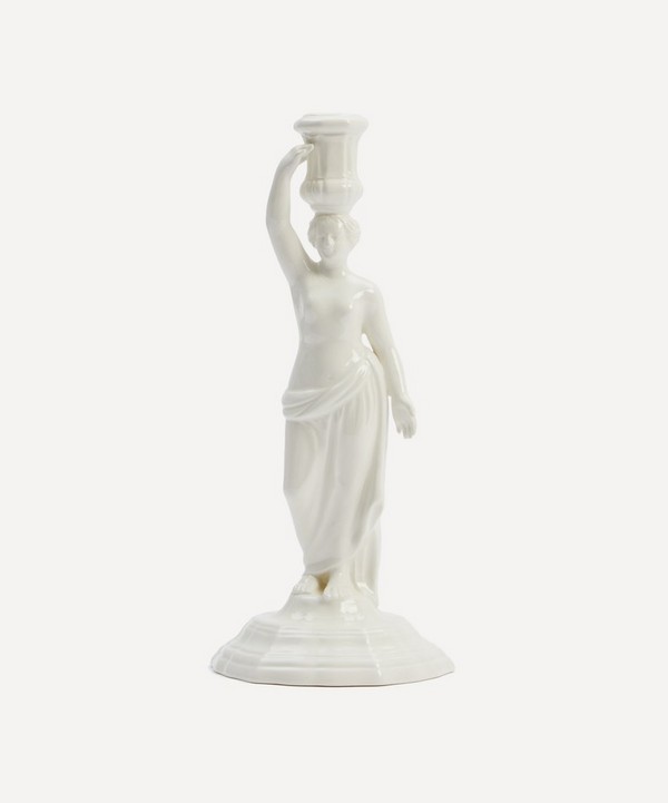 Barettoni - Ceramic Female Figure Candlestick