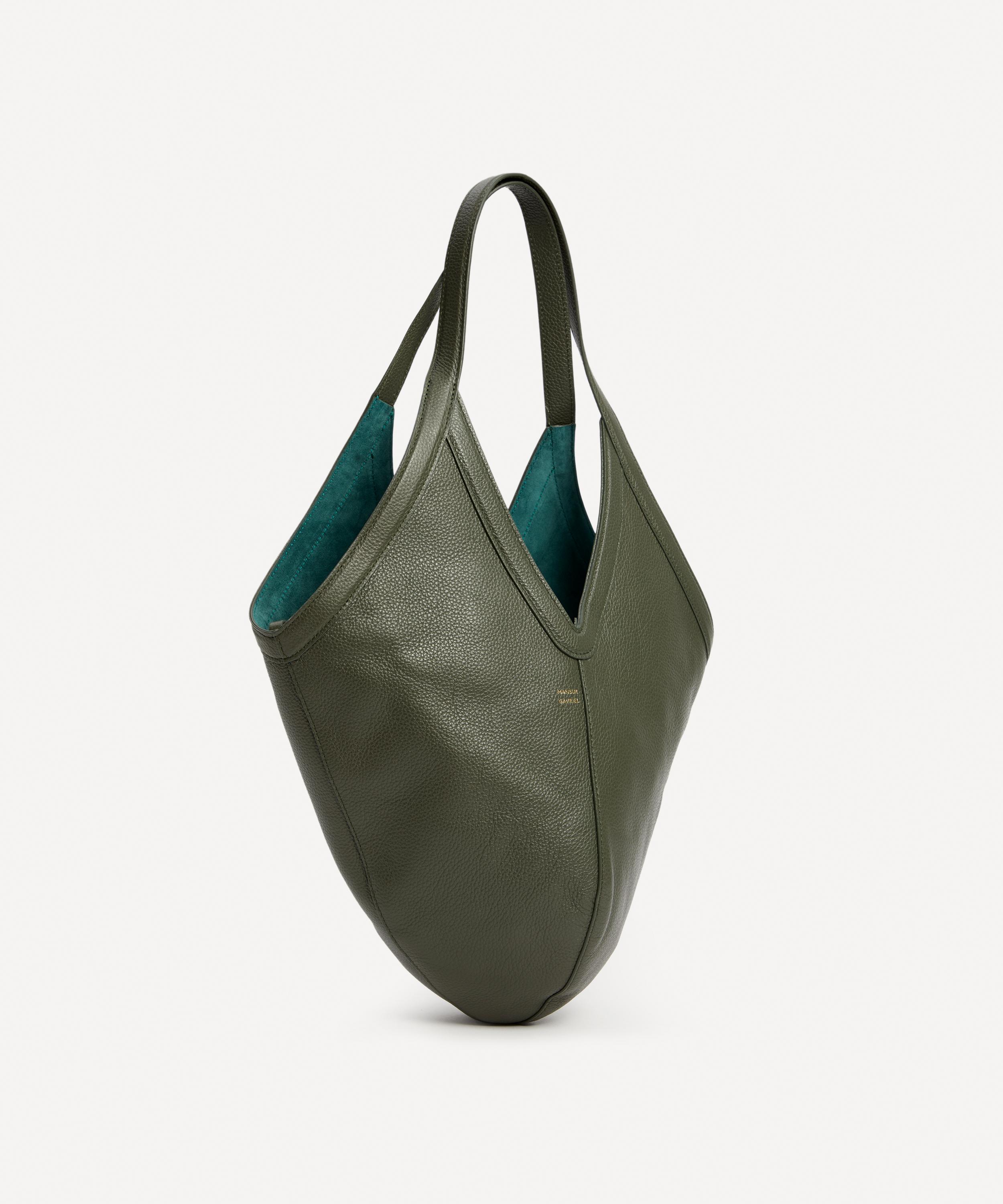 Buy MANSUR GAVRIEL Everyday Soft Leather Tote - Verde At 62% Off