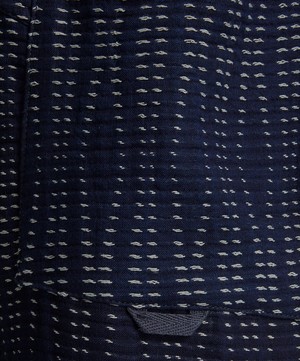 YMC - Alva Indigo Sashiko-Stitched Trousers image number 4
