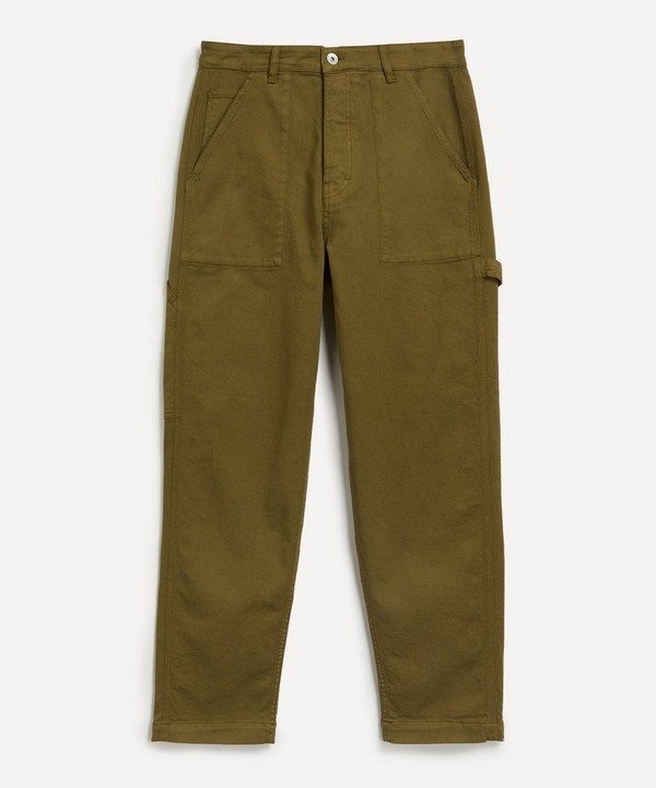 YMC - Olive Painter Trousers image number null
