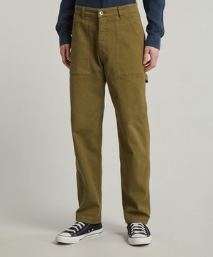 YMC - Olive Painter Trousers image number 2