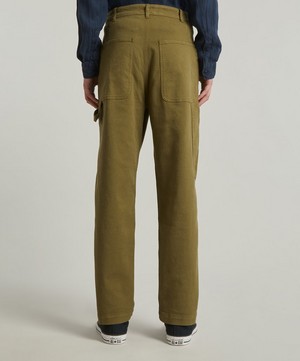 YMC - Olive Painter Trousers image number 3