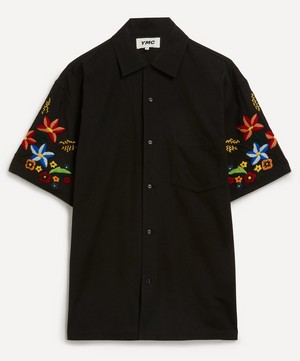 YMC - Idris Short-Sleeve Embroidered Shirt image number 0
