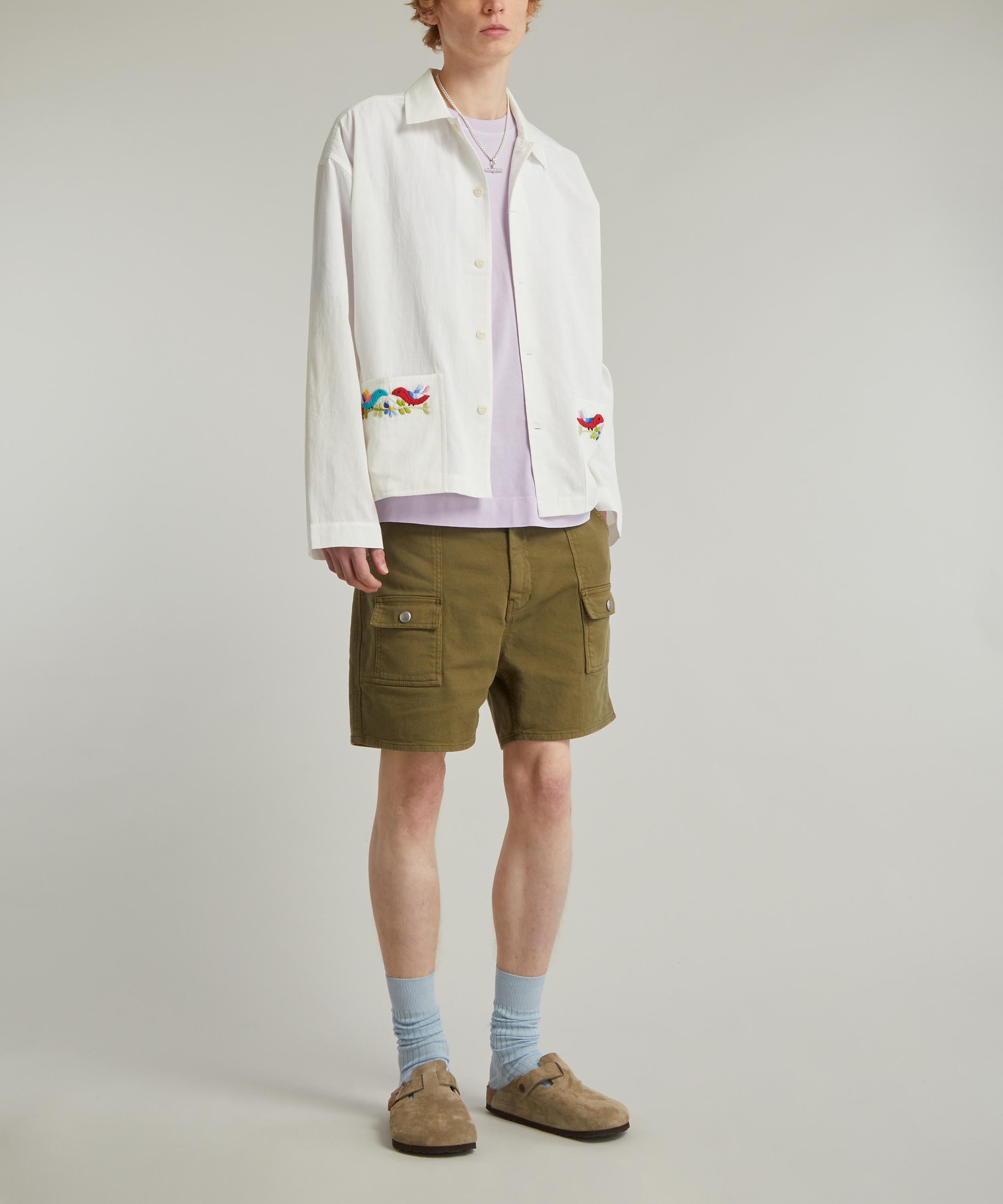 YMC - PJ Embroidered Overshirt image number 1