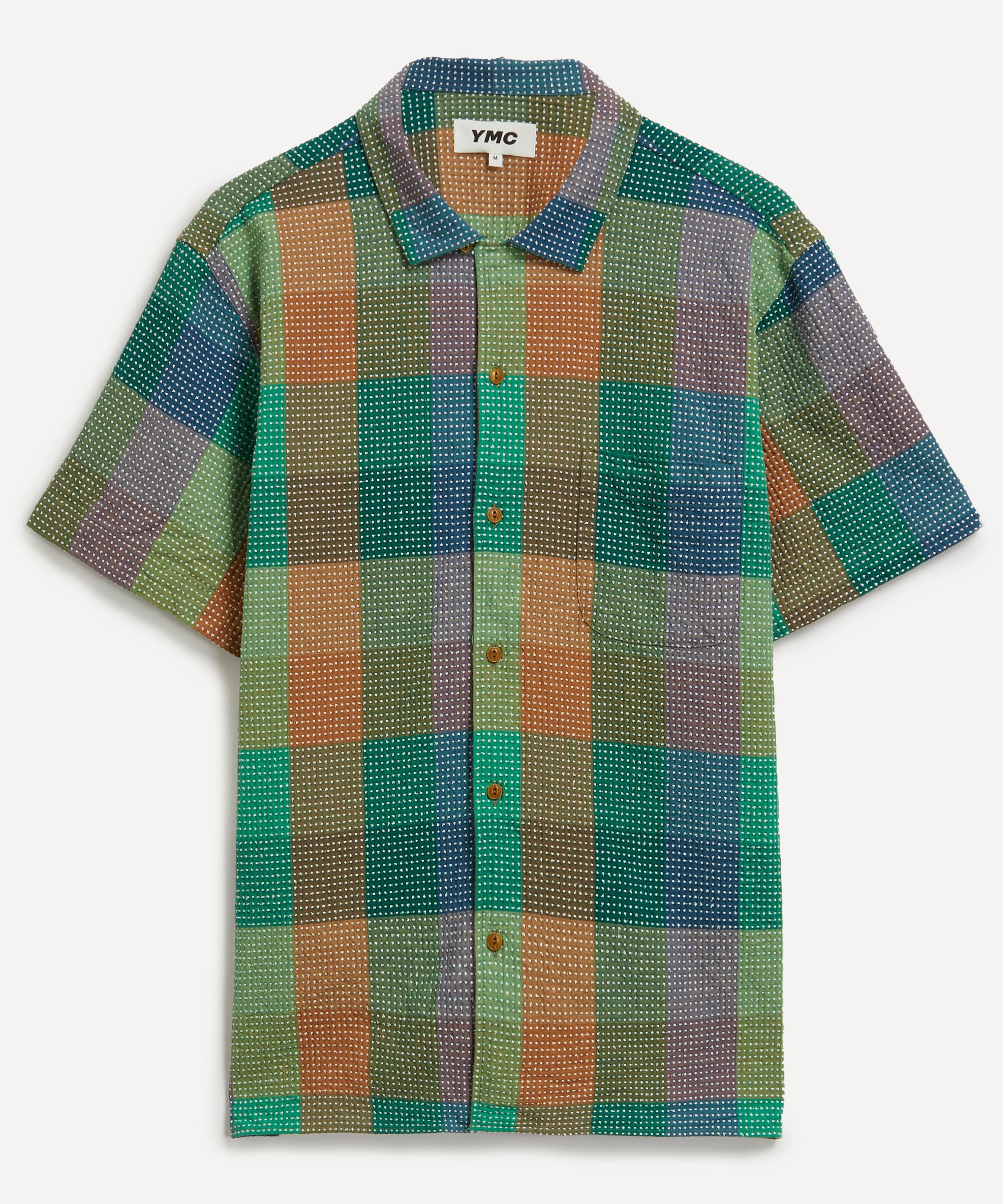 YMC Malick Multi Check Short-Sleeve Shirt | Liberty