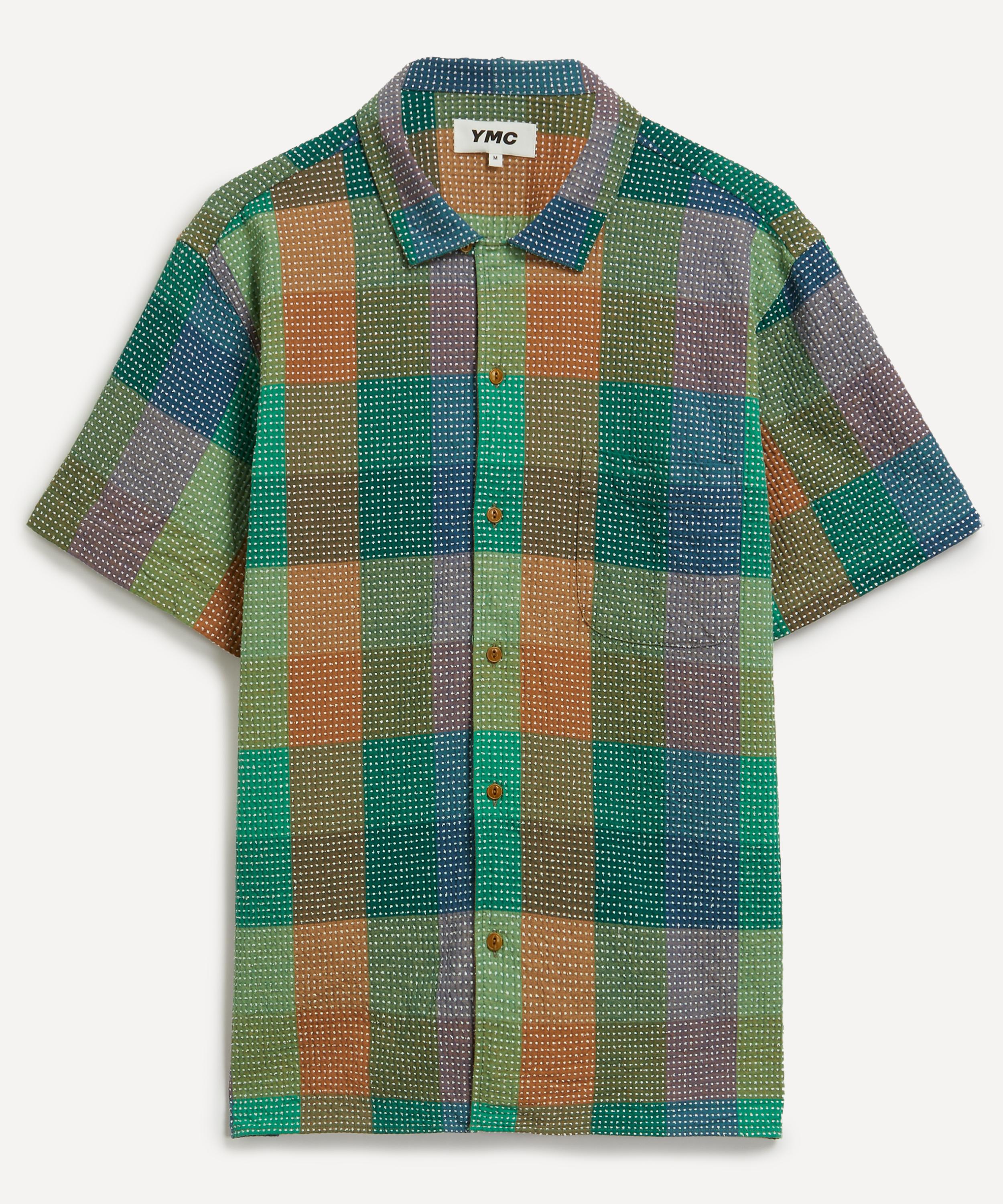 YMC - Malick Multi Check Short-Sleeve Shirt image number 0