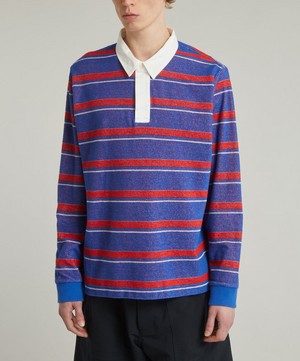 YMC - JJ Rugby Striped Sweatshirt image number 1