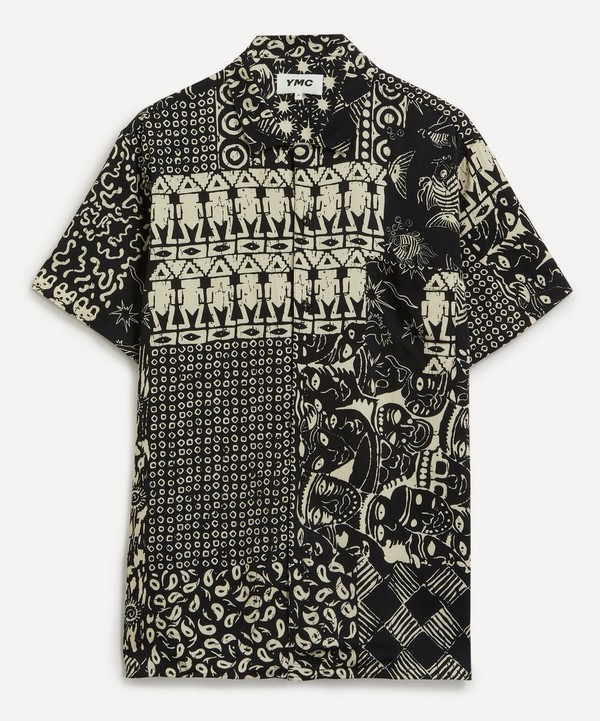 YMC - Malick Batik Patterned Short-Sleeve Shirt image number null