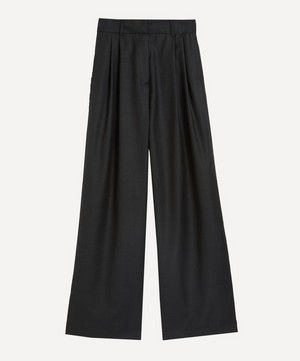 BEARE PARK - Pleat Wool Trousers image number 0