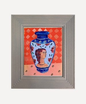 Naomi Munuo - Satsuma Vase with Love and Romance 2023 Original Framed Artwork image number 0